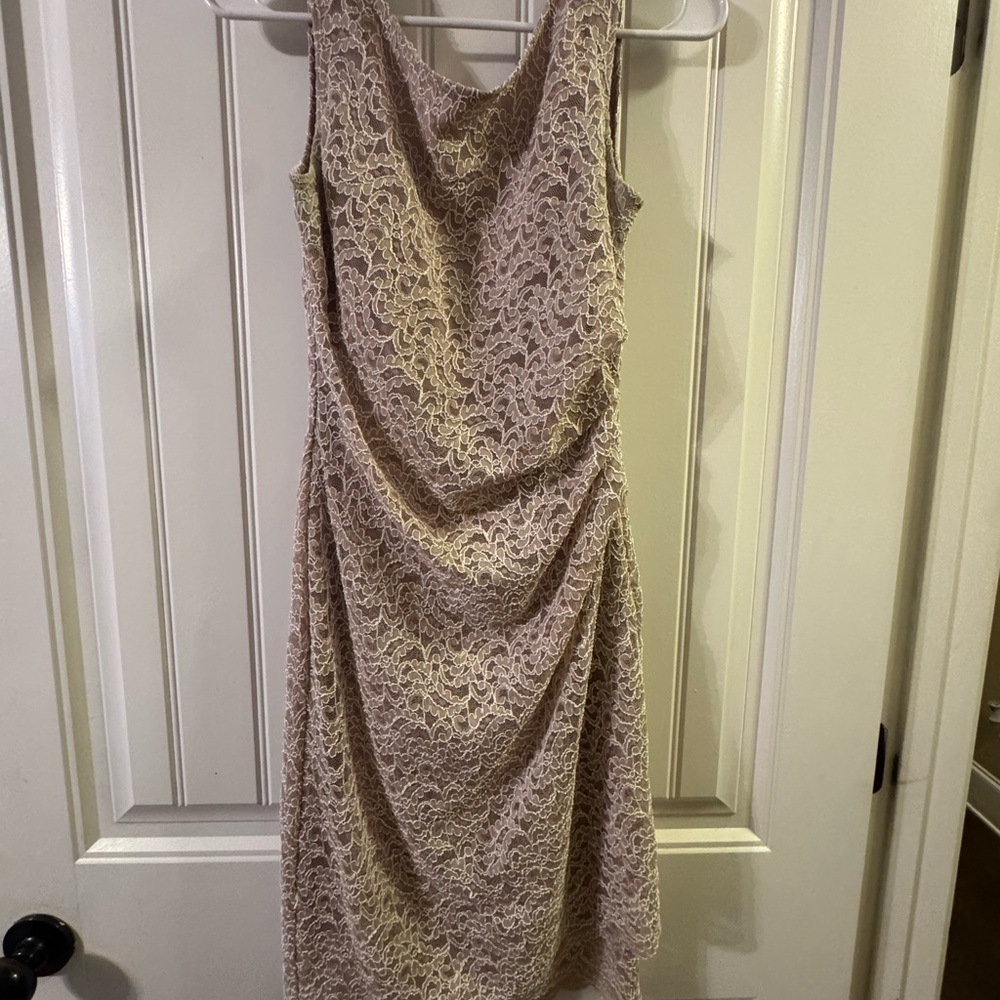Elegant Lace Dress in Cream